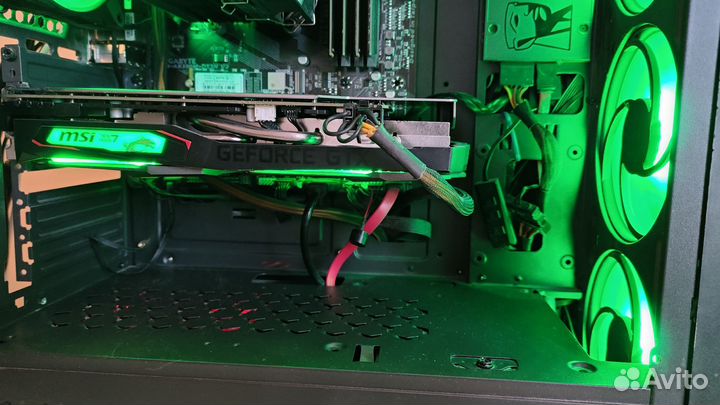 Игровой пк R5 2600, GTX 1660 gaming X, 16 гб озу