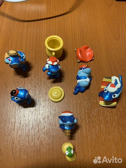 Киндер сюрприз, игрушки. Акулы 6шт