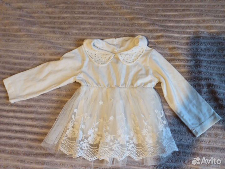 Пакет фирменных вещей на девочку 62 68