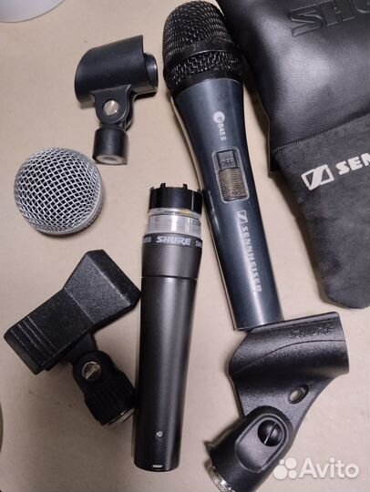 Микрофоны shure SM 58.Sennheiser 845S