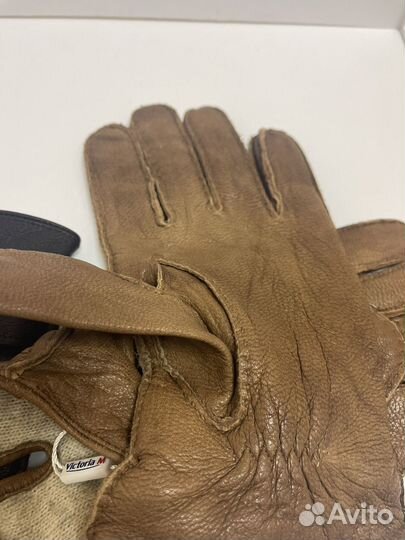 Мужские кожаные перчатки Deerakin