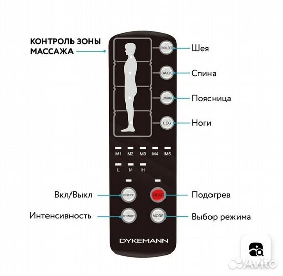 Массажный матрас с подогревом