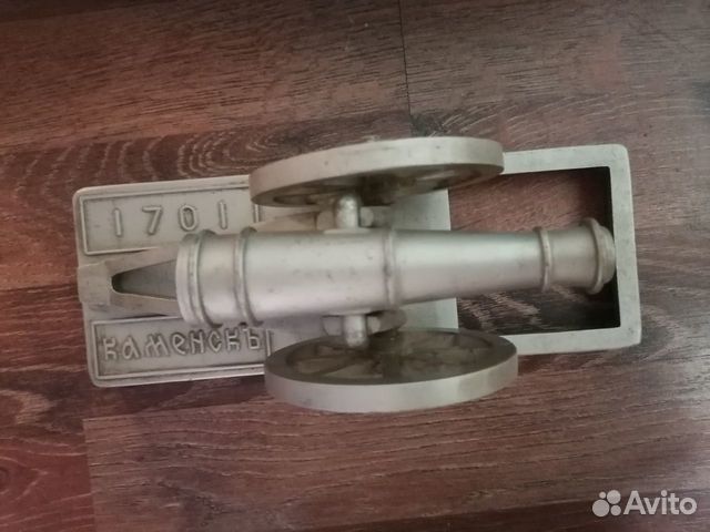 Зажигалка настольная Пушка пепельница Каменск 1701