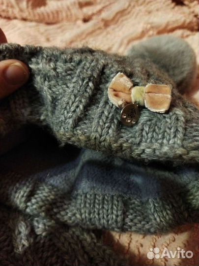 Шапка и снуд 3-5 лет Кепка подростковая 54-55 см