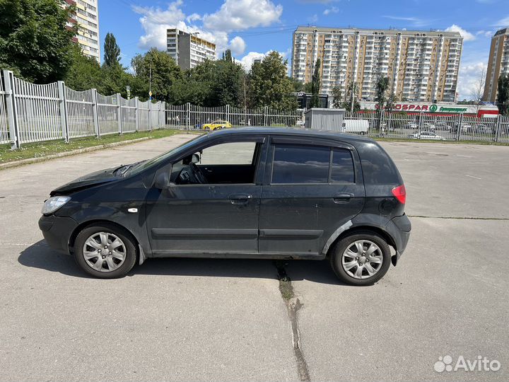 Hyundai Getz 1.4 AT, 2007, битый, 215 000 км