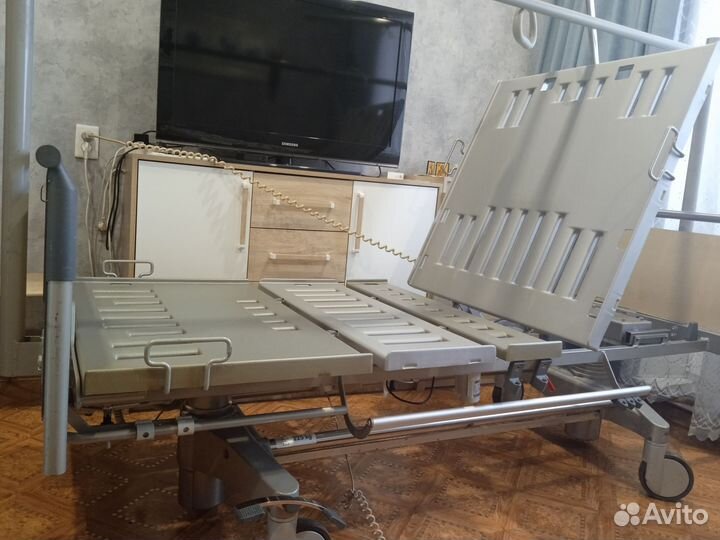 Мед.кровать с Эл приводом б/у, матрас новый