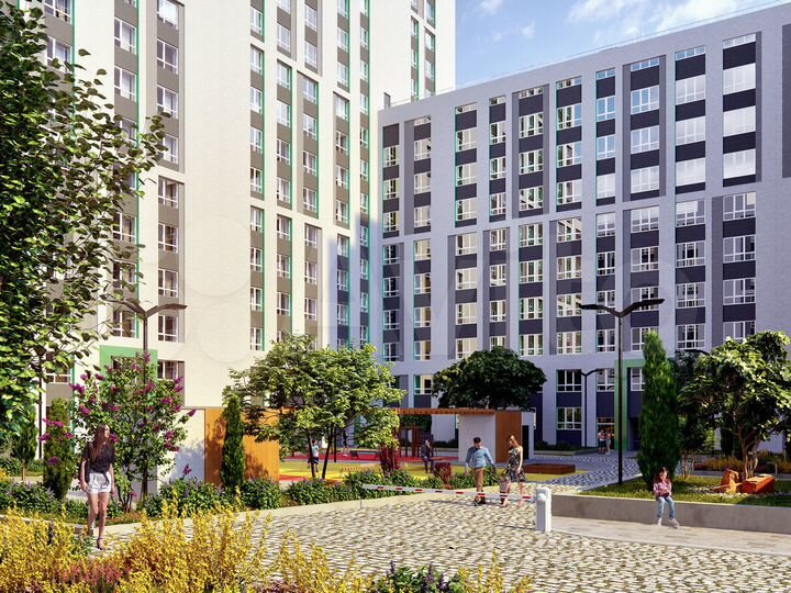 3-к. квартира, 89,8 м², 1/19 эт.