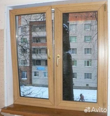 Пластиковое окно с ламинацией