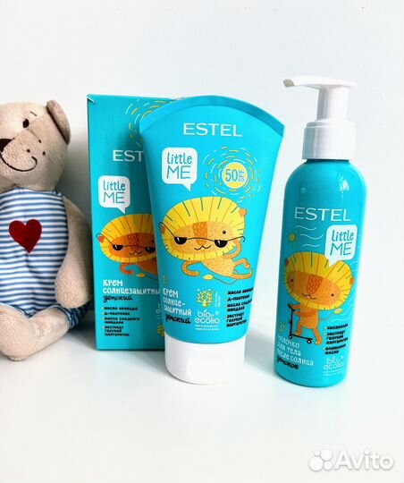 Estel детский набор солнцезащитный крем и молочко
