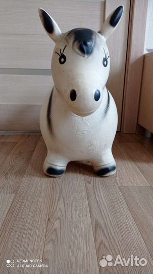 Ослик попрыгун резиновый прыгун