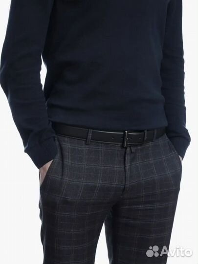 Новый ремень натуральная кожа двустронний мужской