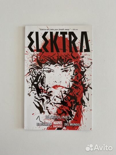 Elektra Книга Marvel на Английском