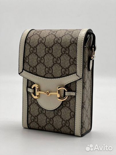 Новая женская мини сумка-чехол на телефон Gucci
