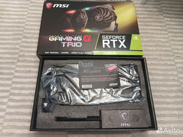 Видеокарта MSI RTX 2080 Ti gaming X trio 11Gb