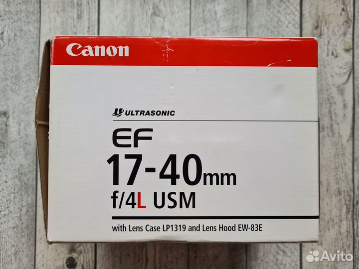 Canon EF 17-40mm f/4L USM