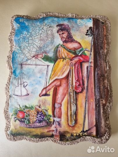 Фреска ручной работы «Приап»