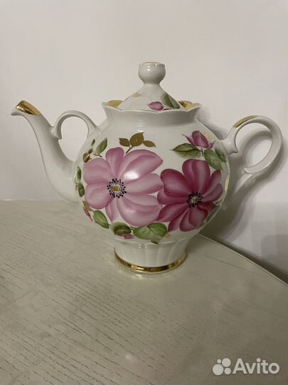 Винтажный чайник фарфор СССР