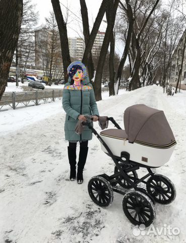 Коляска adamex reggio retro 2 в 1