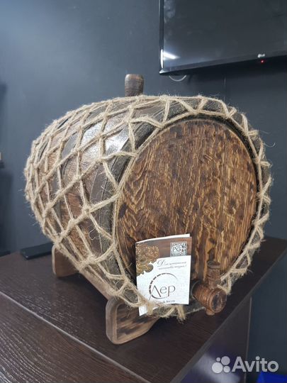 Бочка дубовая из Кавказского скального дуба 15 л