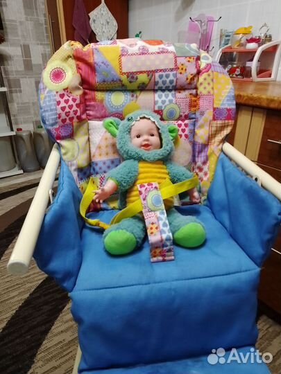 Детский стульчик для кормления с столиком