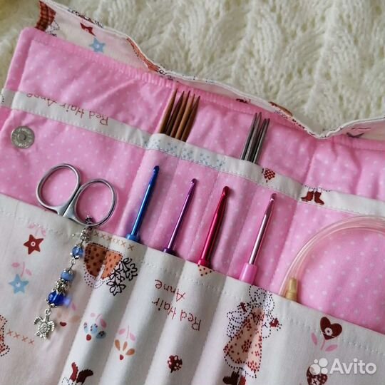 Дорожный органайзер для круговых и чулочных спиц