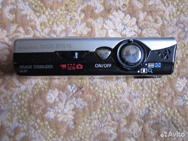 Компактный фотоаппарат Canon ixus 870 IS