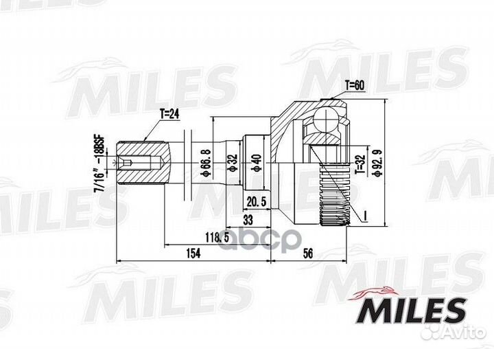 Шрус наружный Land Rover defender/range rover 2