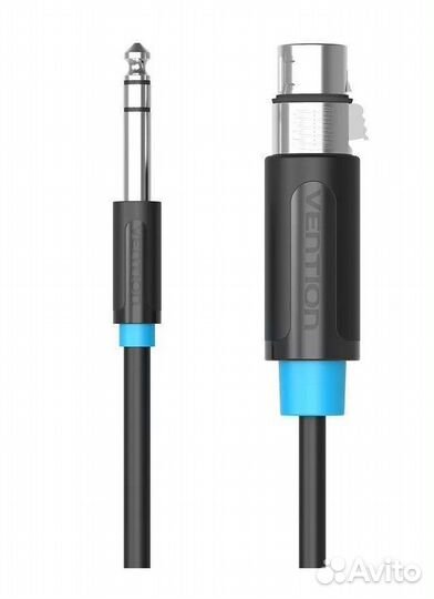 Кабель Vention аудио Jack 6.5 mm M/XLR F - 3м
