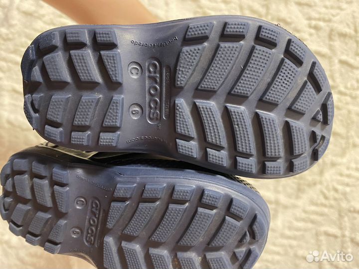 Резиновые сапоги crocs детские c6