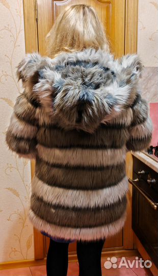 Шуба Only Me из экомеха