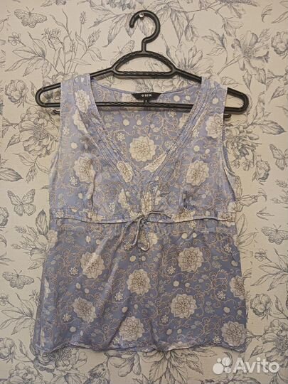 Топ легкий шелк