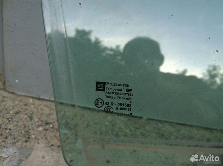 Стекло двери Opel Astra H