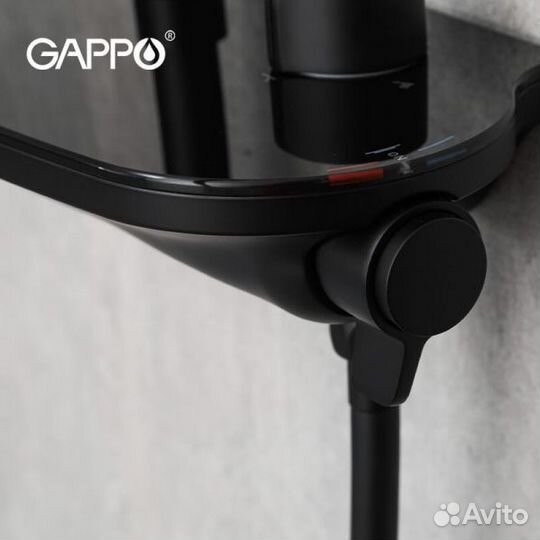 Душевая система с тропическим душем Gappo G2495-86