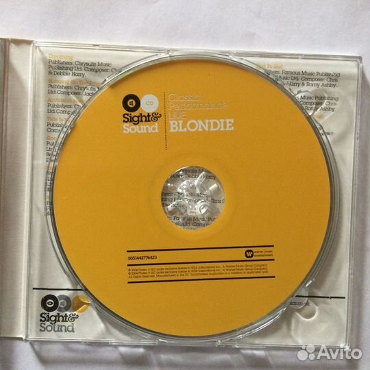 CD+DVD Blondie/Live By Request,2004,EU, nm