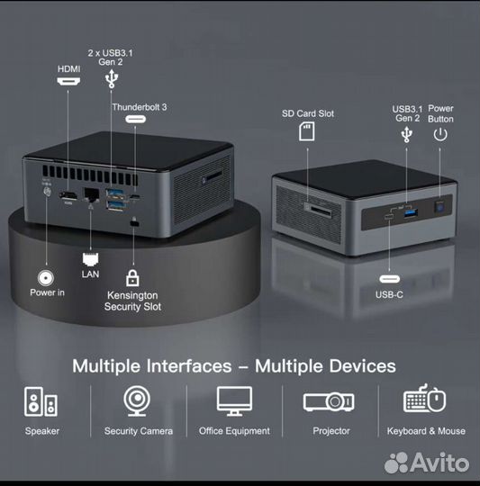 Компьютер Intel NUC 10 nuc10i5fnhn 16 Gb