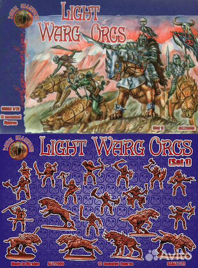 ALL72009 Light Warg Orcs, set 1