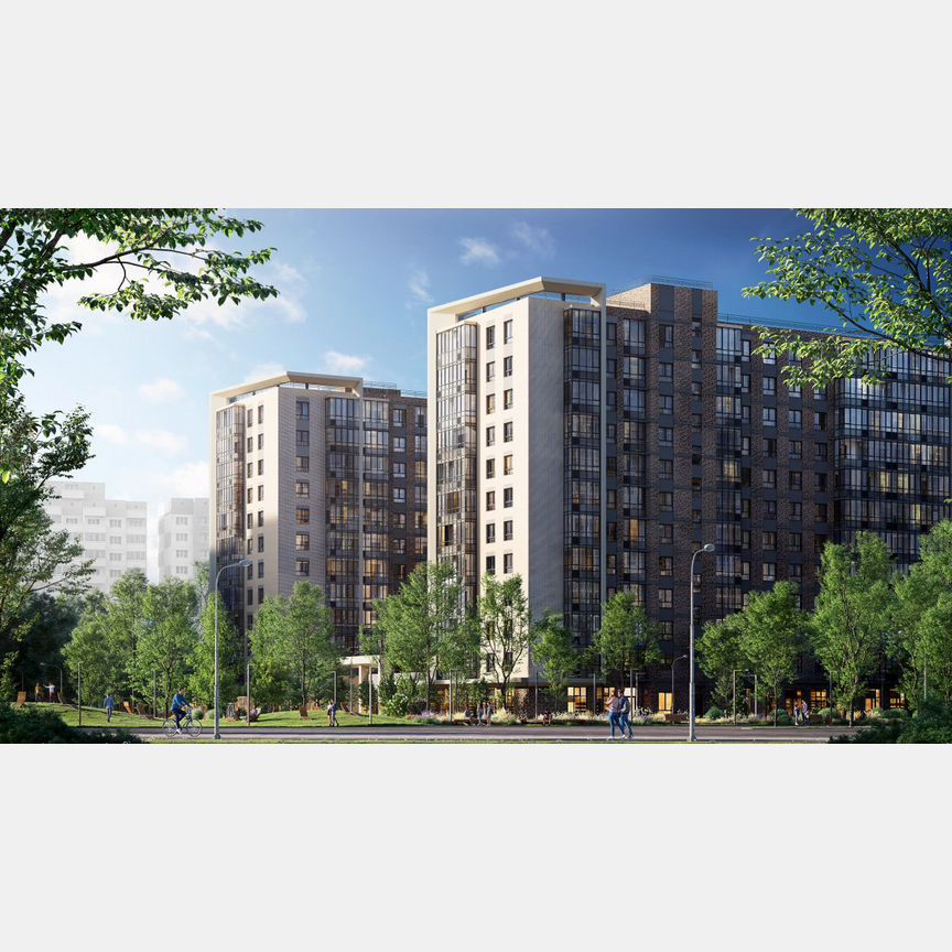 2-к. квартира, 46,7 м², 4/12 эт.
