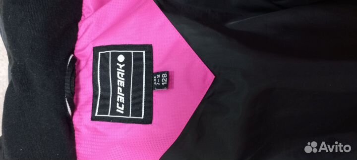 Куртка зимняя на девочку 128