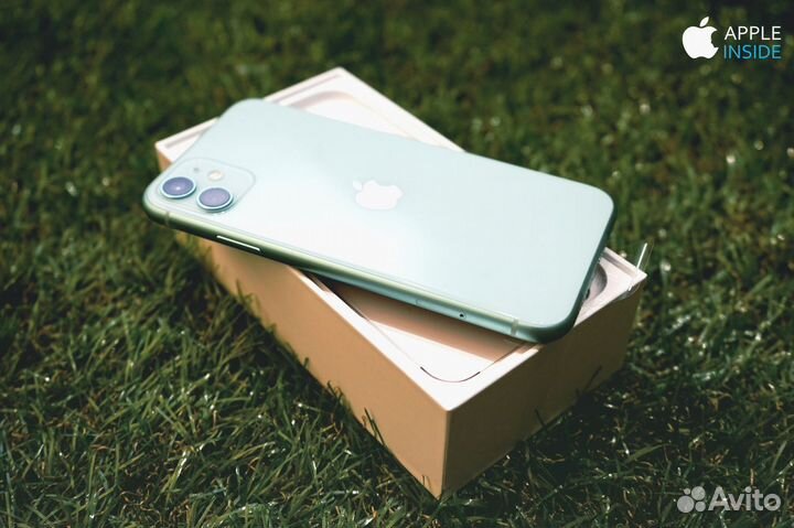 iPhone 11 64 гб зеленый