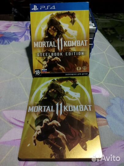 Игры для приставок ps4 Mortal Kombat 11 steel book
