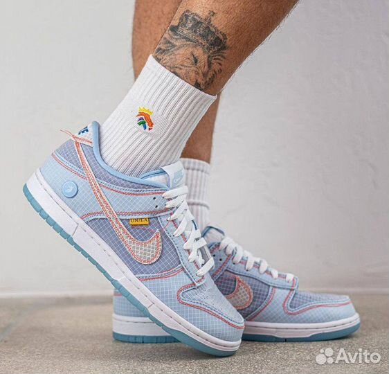 Кроссовки Nike Dunk Low Argon x x Union LA (38-45)