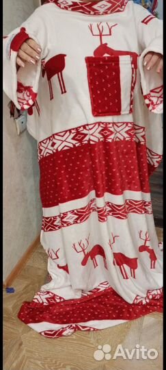 Халат - плед женский