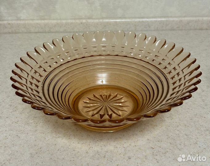 Посуда СССР цветное стекло