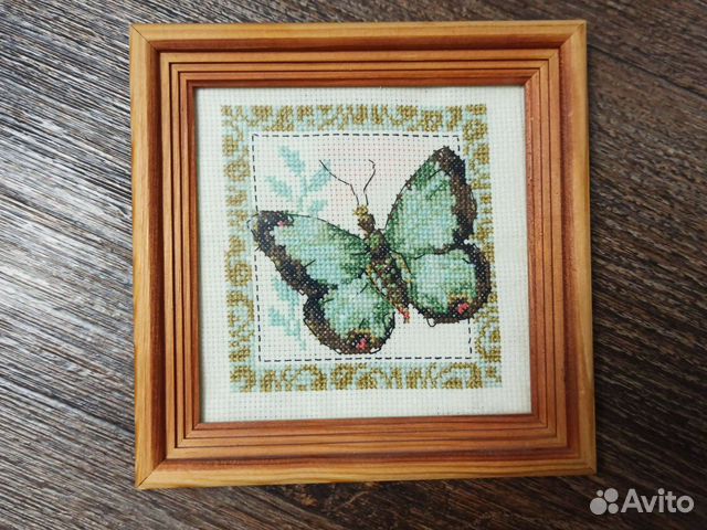 Картина вышитая крестом ручная работа