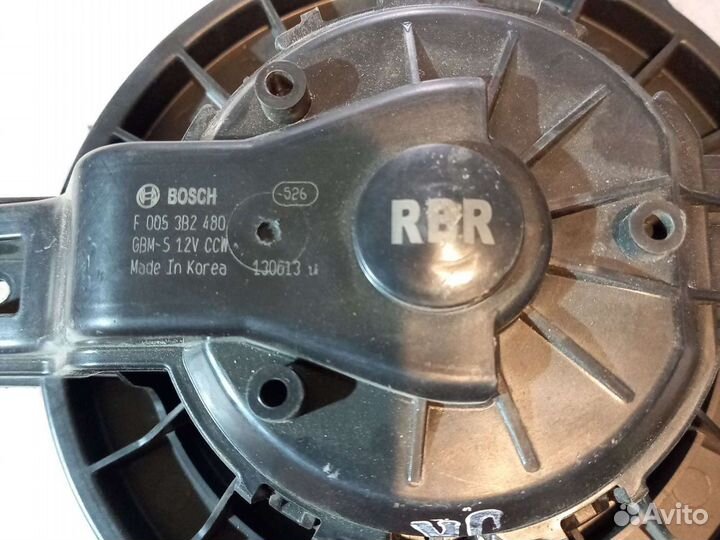 Мотор печки Hyundai Solaris 1