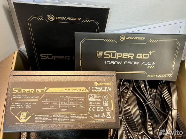 Блок питания High Power SP-1050GD 1050W б/у