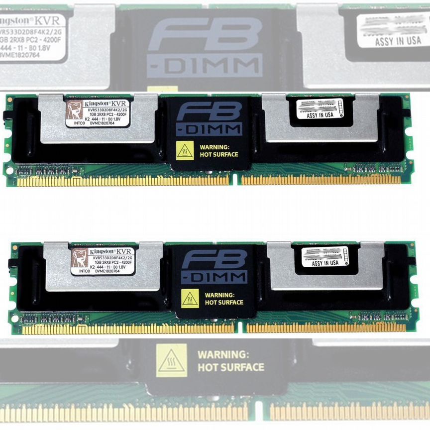 [KVR533D2D8F4K2/2G] Оперативная Память Kingston Ddr1 Kvr533d2d8f4k2/2g