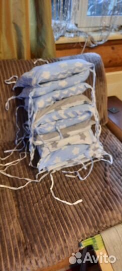 Бортики подушки в детскую кроватку