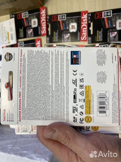 Карта памяти micro sd 512 Sandisk extreme PRO