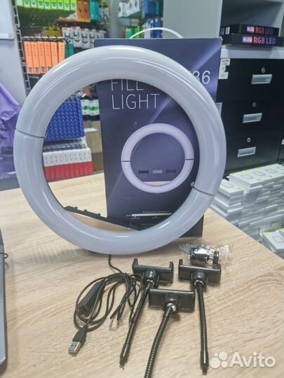 Кольцевая лампа V36 Plus - 36см